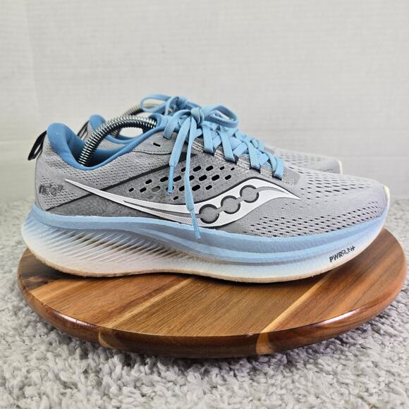 Saucony Ride 17 Cloud Breeze Athletic Gym Running Shoes Womens 9.5 S10924-118 - Picture 3 of 13